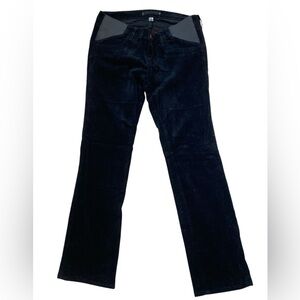 J brand mama j black corduroy pants